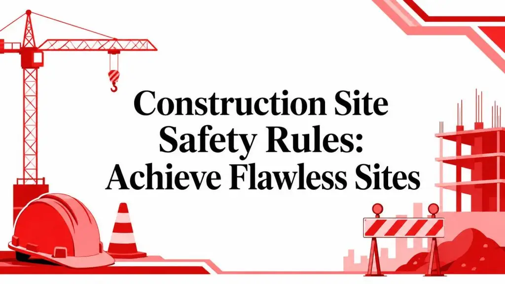 Construction Site Safety Rules: Achieve Flawless Sites 15 construction site safety rules construction safety