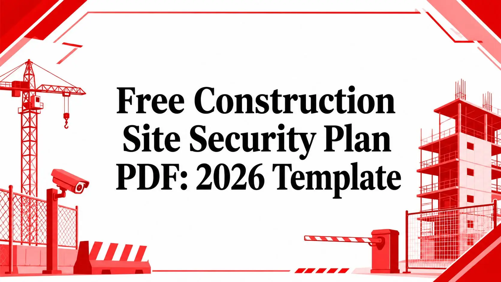 Free Construction Site Security Plan PDF: 2026 Template