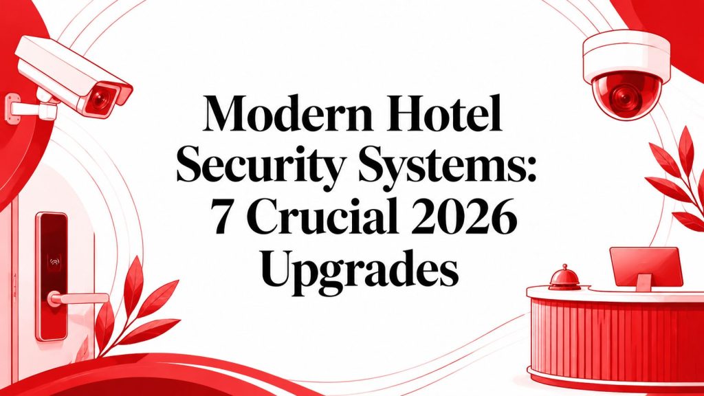 Modern Hotel Security Systems: 7 Crucial 2026 Upgrades 1 hotel security systems surveillance technology
