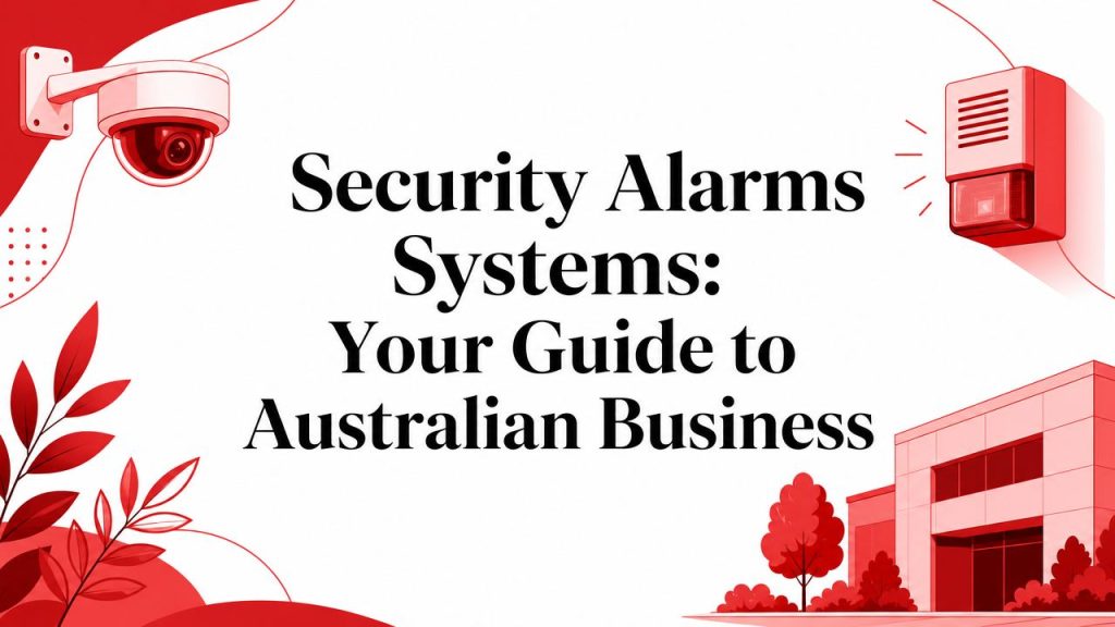 Security Alarms Systems: Your Guide to Australian Business 5 security alarms systems business security