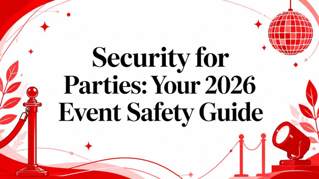security for parties event safety