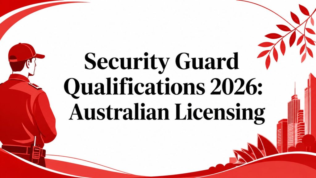 Security Guard Qualifications 2026: Australian Licensing 5 security guard qualifications australian licensing