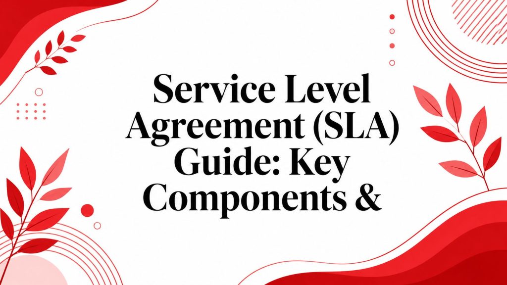 service level agreement sla guide