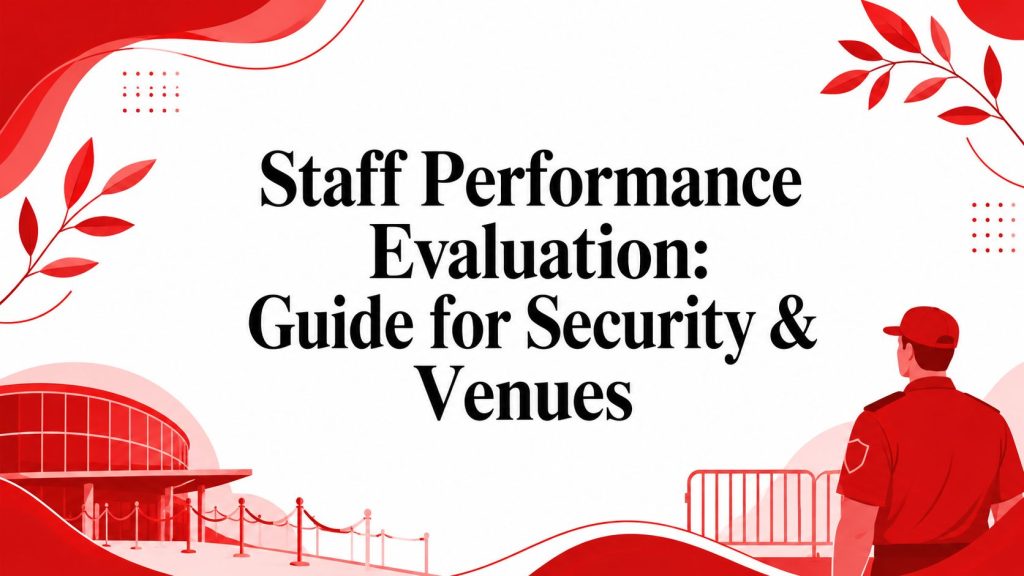 staff performance evaluation security evaluation