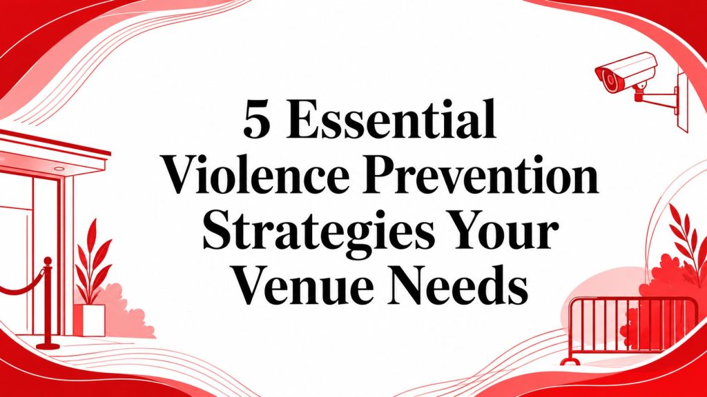 violence prevention strategies security measures