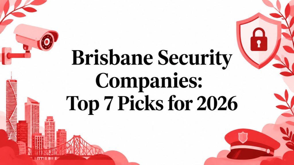 Brisbane Security Companies: Top 7 Picks for 2026 4 brisbane security companies security graphics