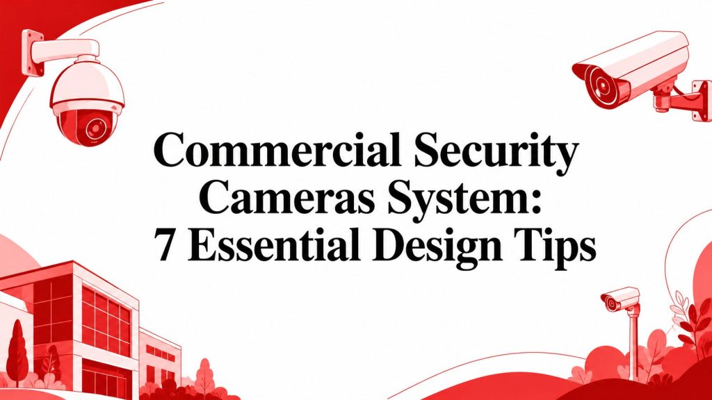 Commercial Security Cameras System: 7 Essential Design Tips 1 commercial security cameras system security tips