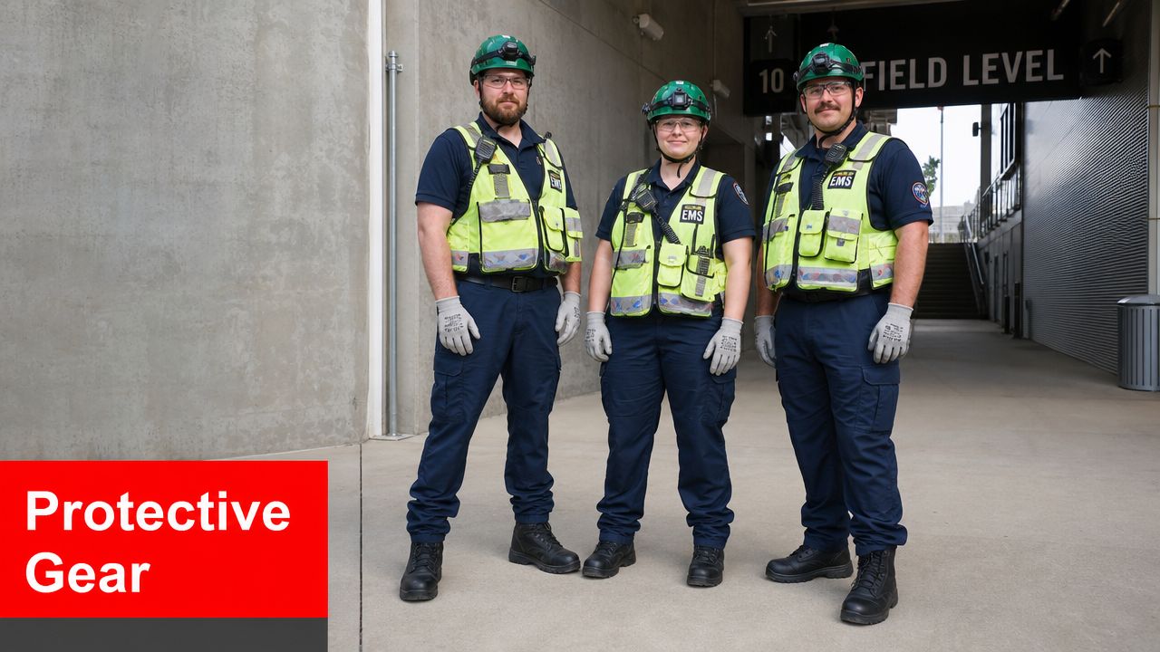 emergency response team equipment list