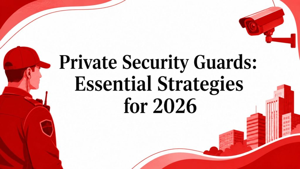 Private Security Guards: Essential Strategies for 2026 11 private security guards security strategies