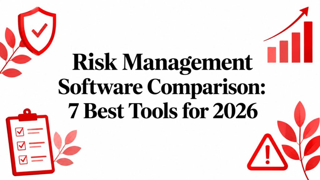 risk management software comparison infographic