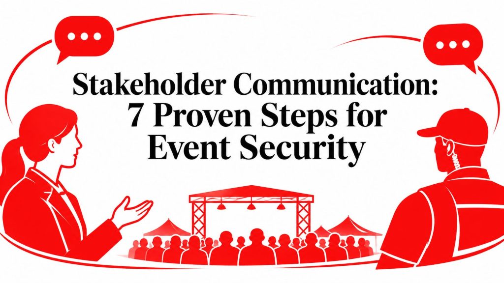 stakeholder communication event security
