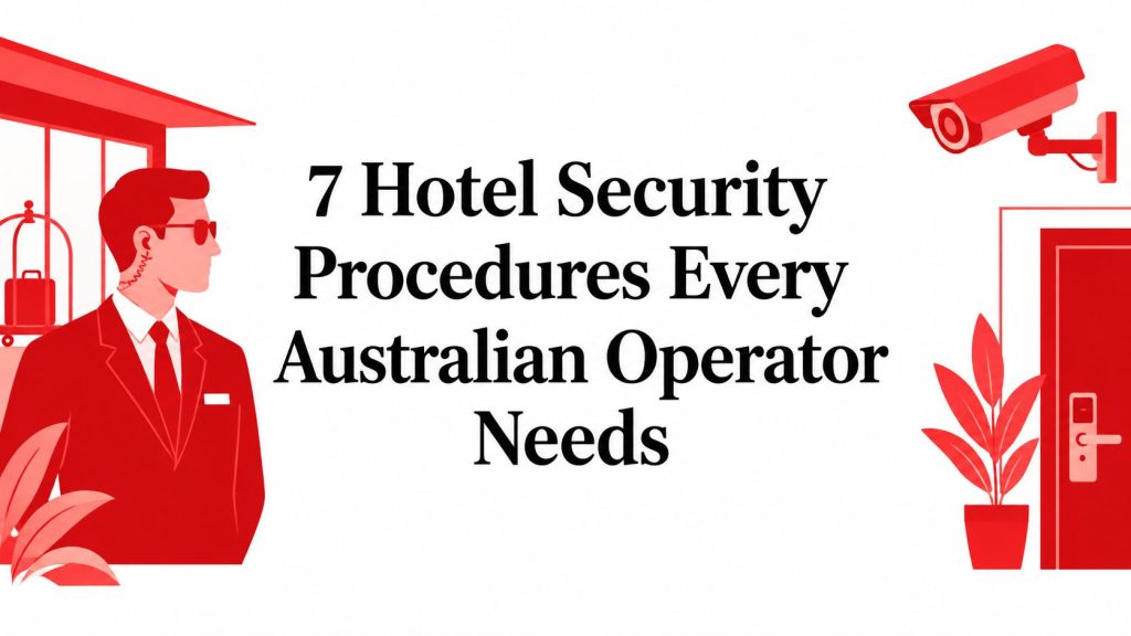 7 Hotel Security Procedures Every Australian Operator Needs 1 hotel security procedures hotel security