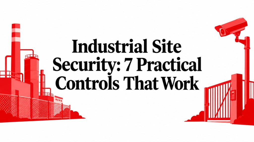 industrial site security security infrastructure