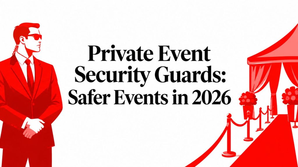 Private Event Security Guards: Safer Events in 2026 6 private event security guards security guard