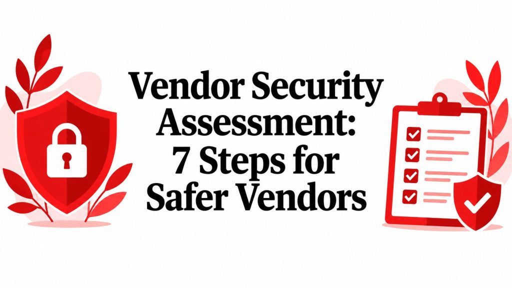 Vendor Security Assessment: 7 Steps for Safer Vendors 1 vendor security assessment security checklist